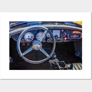 1960 MG MGA Roadster Sports Car Posters and Art